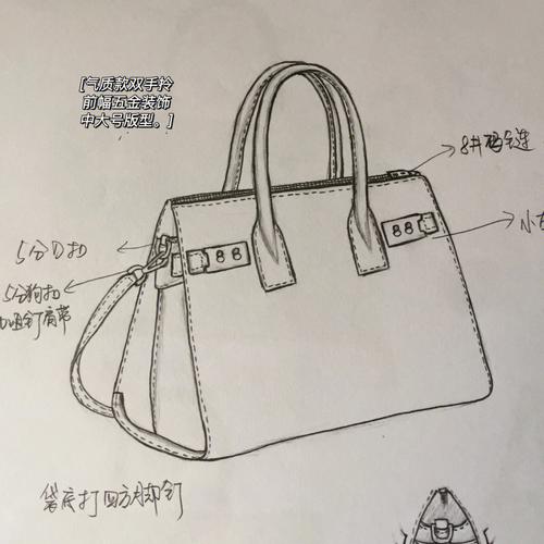 箱包手绘效果图,箱包设计师职业要求：1、熟悉制版和包装设计