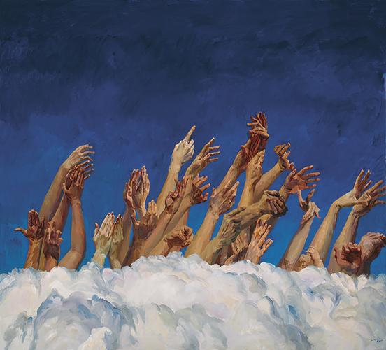 Black Void作品《大气炼金术 - Twin Cloud》揭示人类活动与云层的关系